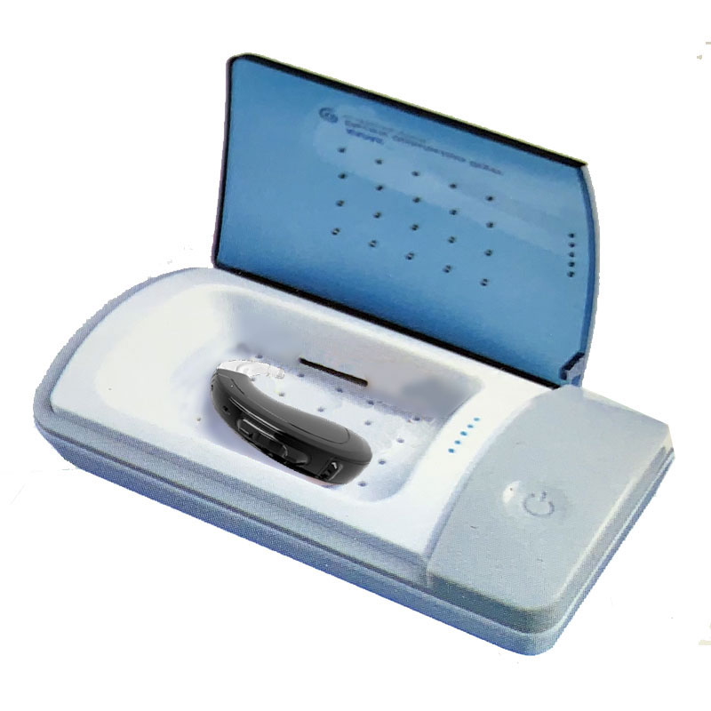 Deshumificador UV electrónico de audifonos.